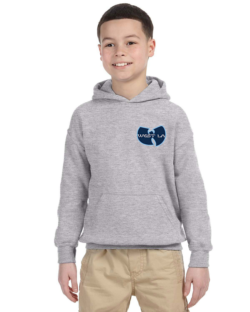 Youth Heavy Blend Hooded Sweatshirt - W Logo